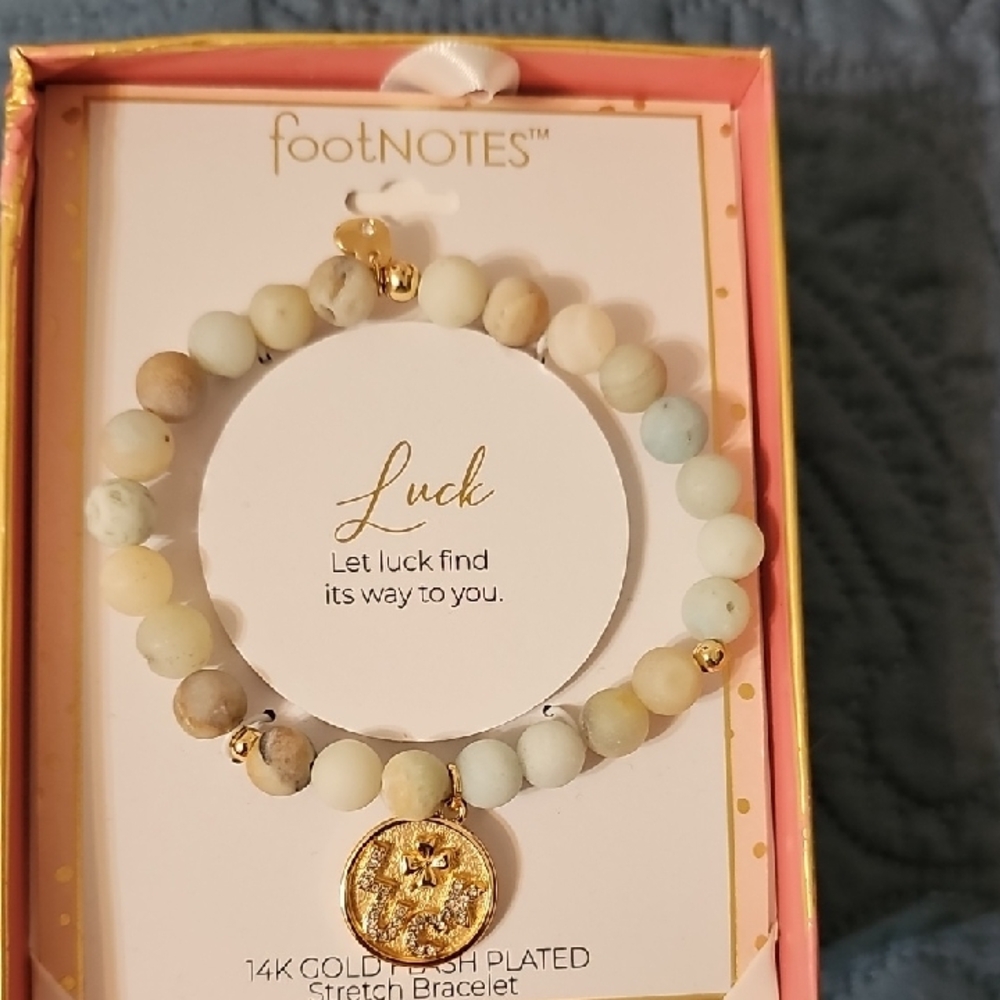 Gold Plated Stretch Bracelet